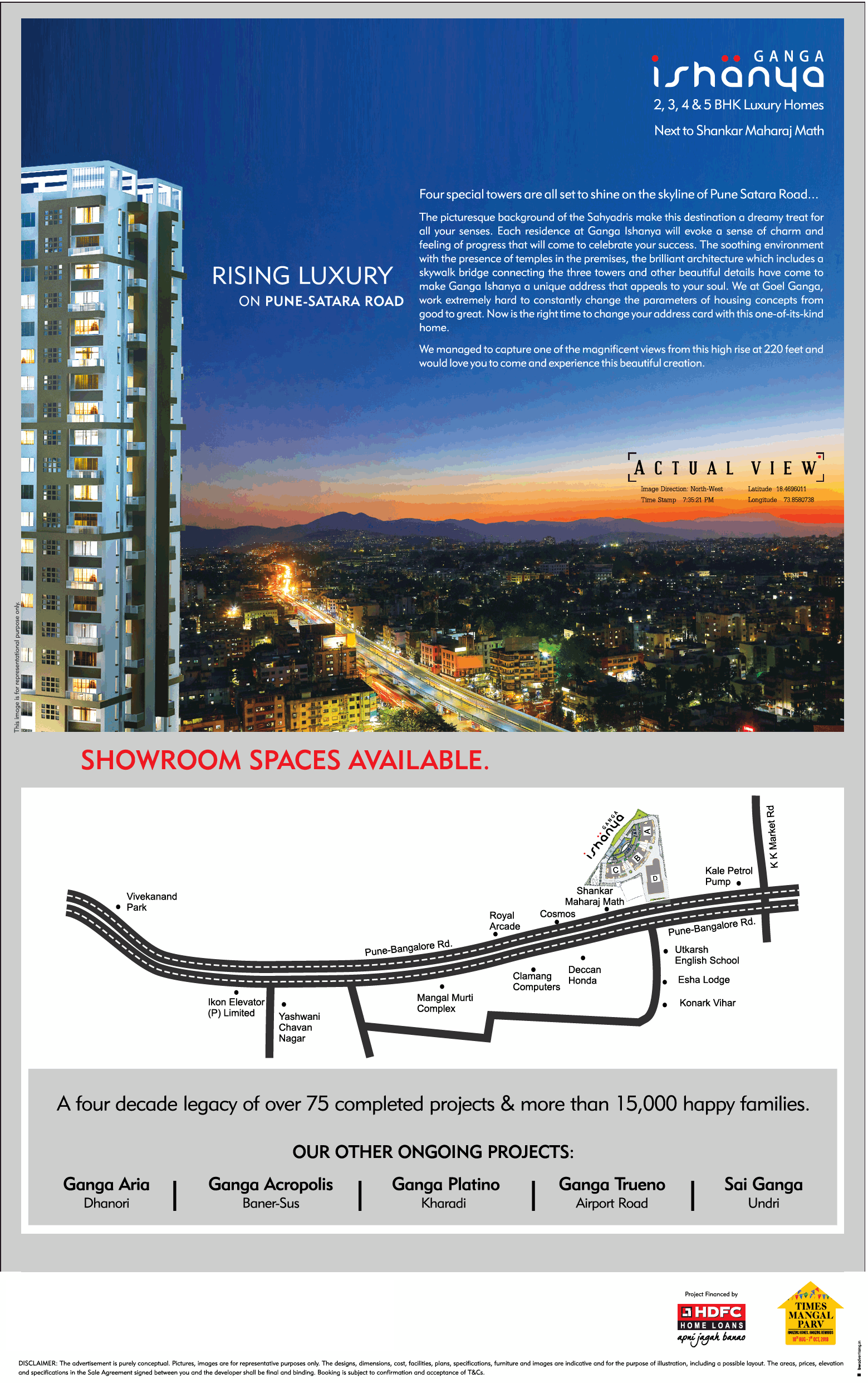Book rising luxury homes at Ganga Ishanya in Pune